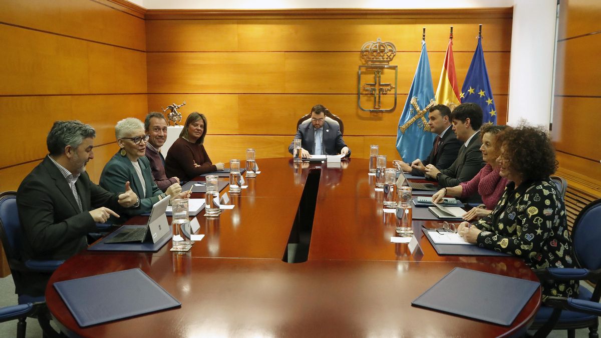 Reunión del consejo de Gobierno en el que se ha aprobado la nueva ley.