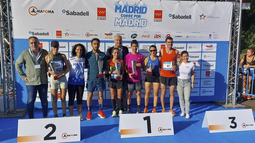 Ganadores de la carrera 'Madrid corre por Madrid'