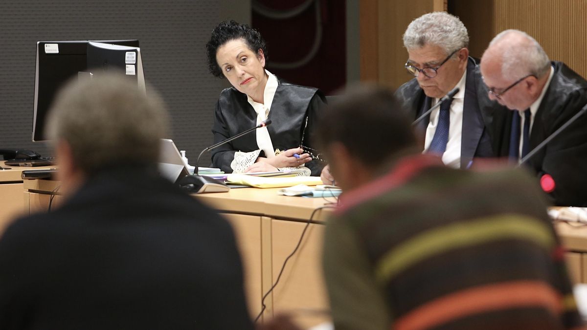 La fiscal Evangelina Ríos escucha a los peritos.