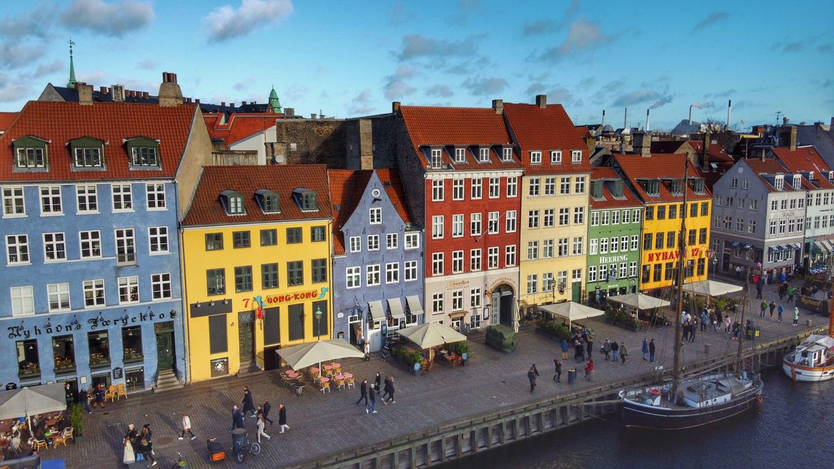 Uno de los paseos más reconocibles de Copenhague (Dinamarca).