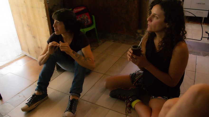 La brigada Los Chañares reunida.