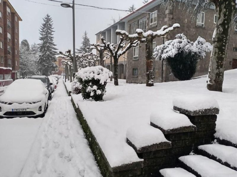 Nieve en Villablino.