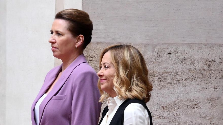 Meloni y Frederiksen muestran en Roma su sintonía en la lucha contra la migración irregular
