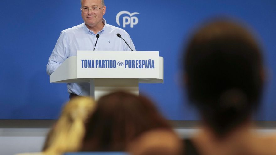 El secretario general del PP, Miguel Tellado, en una imagen de archivo.