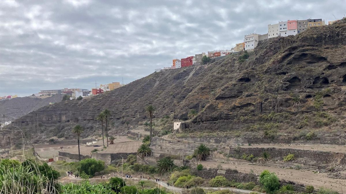 Barranco de Guiniguada, en Gran Canaria.