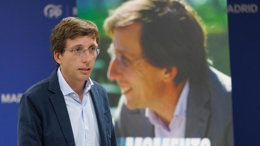El alcalde de Madrid, y candidato del PP para la reelección, José Luis Martínez Almeida.