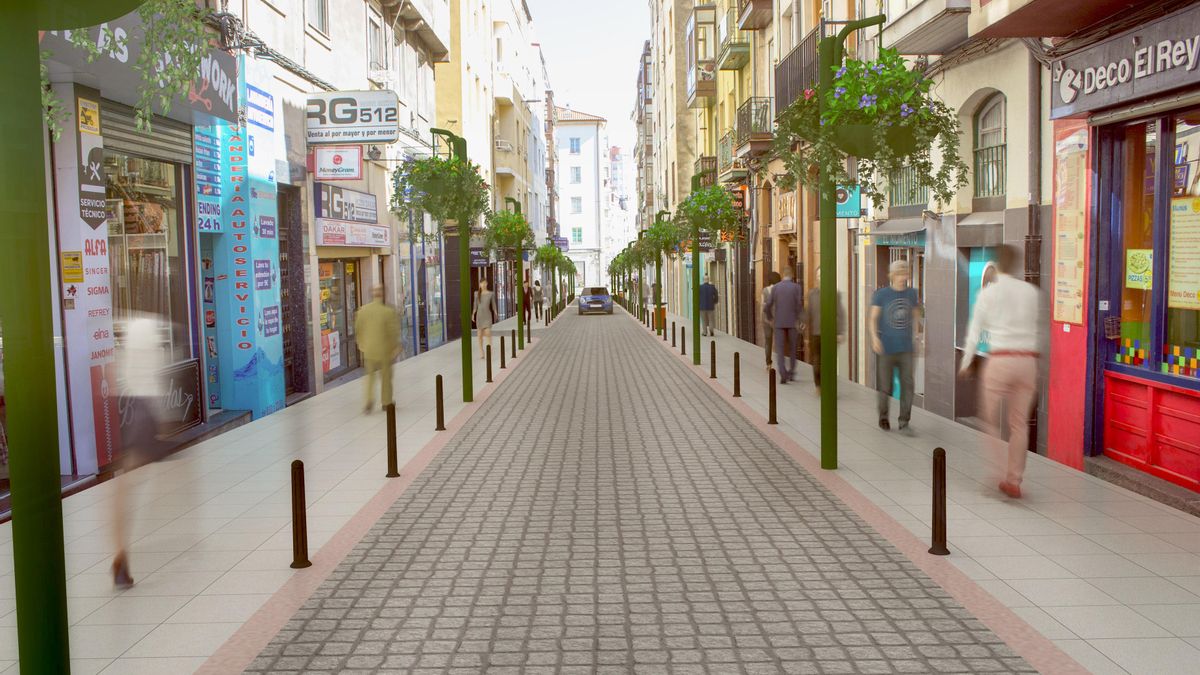 Diez empresas han optado a ejecutar las obras de semipeatonalización de la calle San Luis.