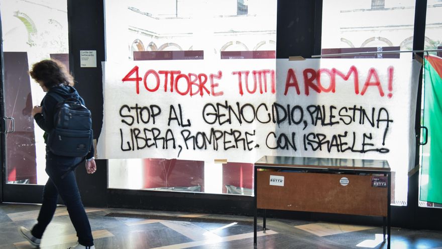 Italia afronta un viernes de huelga y protestas por la "agresión" a la Flotilla