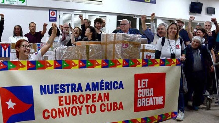 120 organizaciones y 650 activistas y representantes políticos de 33 países llegan a Cuba con una caravana solidaria ante la asfixia de Trump