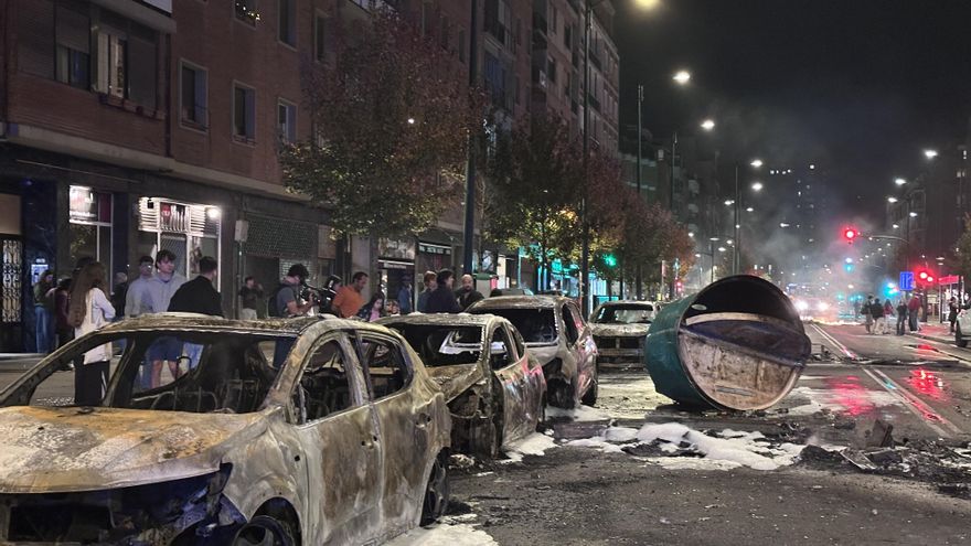 FOTOGALERÍA | Disturbios en Bilbao tras la convocatoria frustrada de Vito Quiles