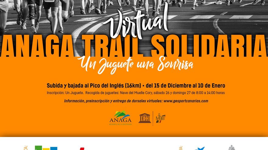 Cartel de la IX edición de la Anaga Trail Solidaria