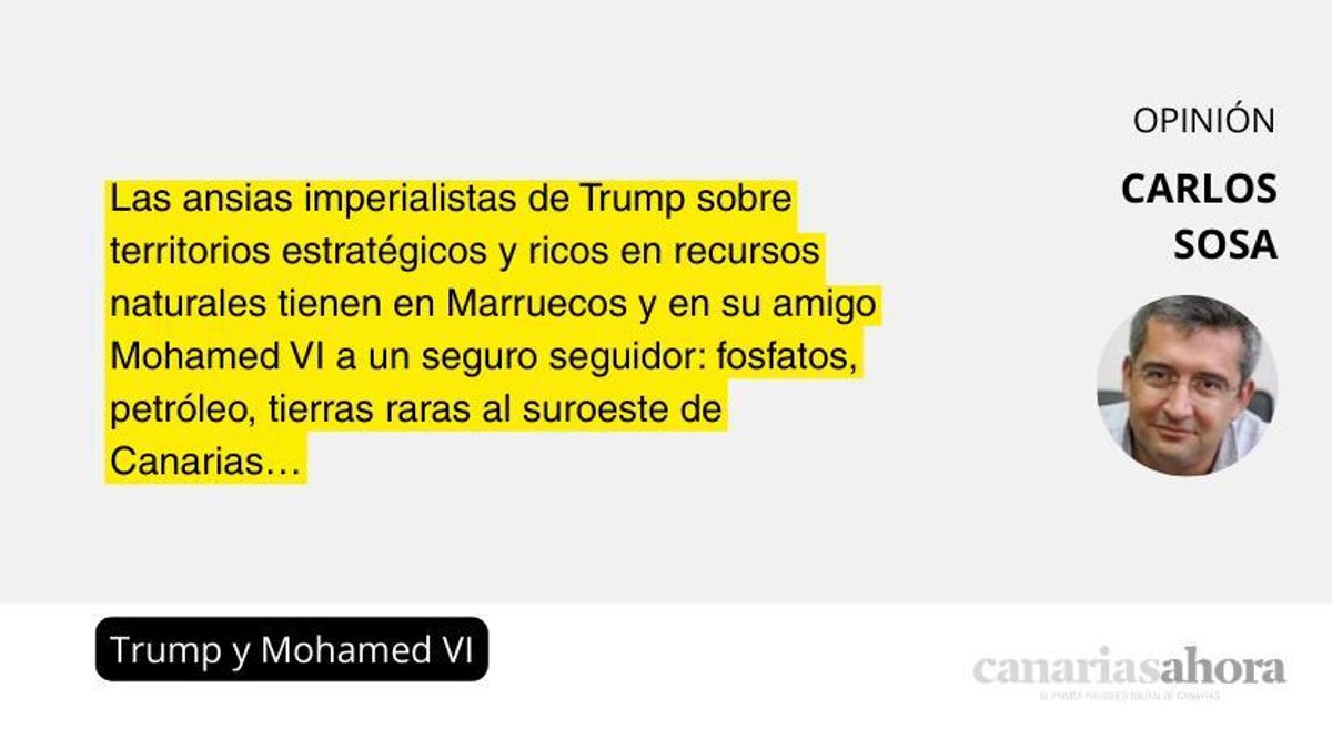 Trump y Mohamed VI