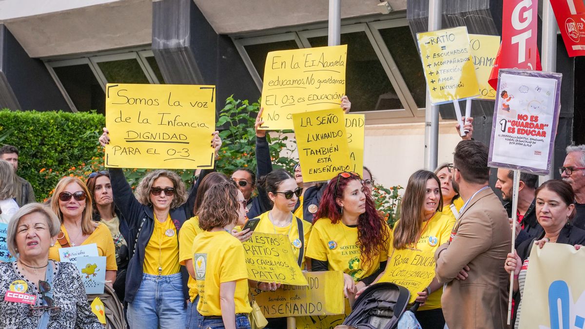 Concentración del personal de escuelas infantiles de 0-3 años