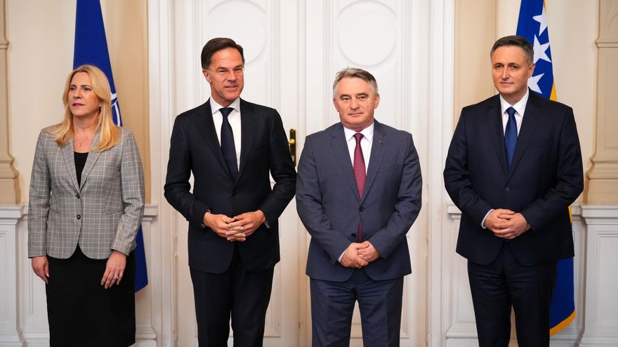 La OTAN no permitirá un "vacío de seguridad" en Bosnia, advierte Rutte