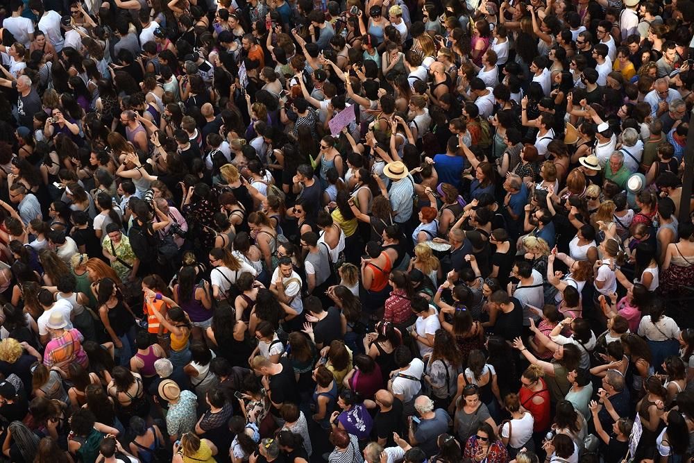 Manifestación en Madrid contra la puesta en libertad de la manada / Fernando Sánchez