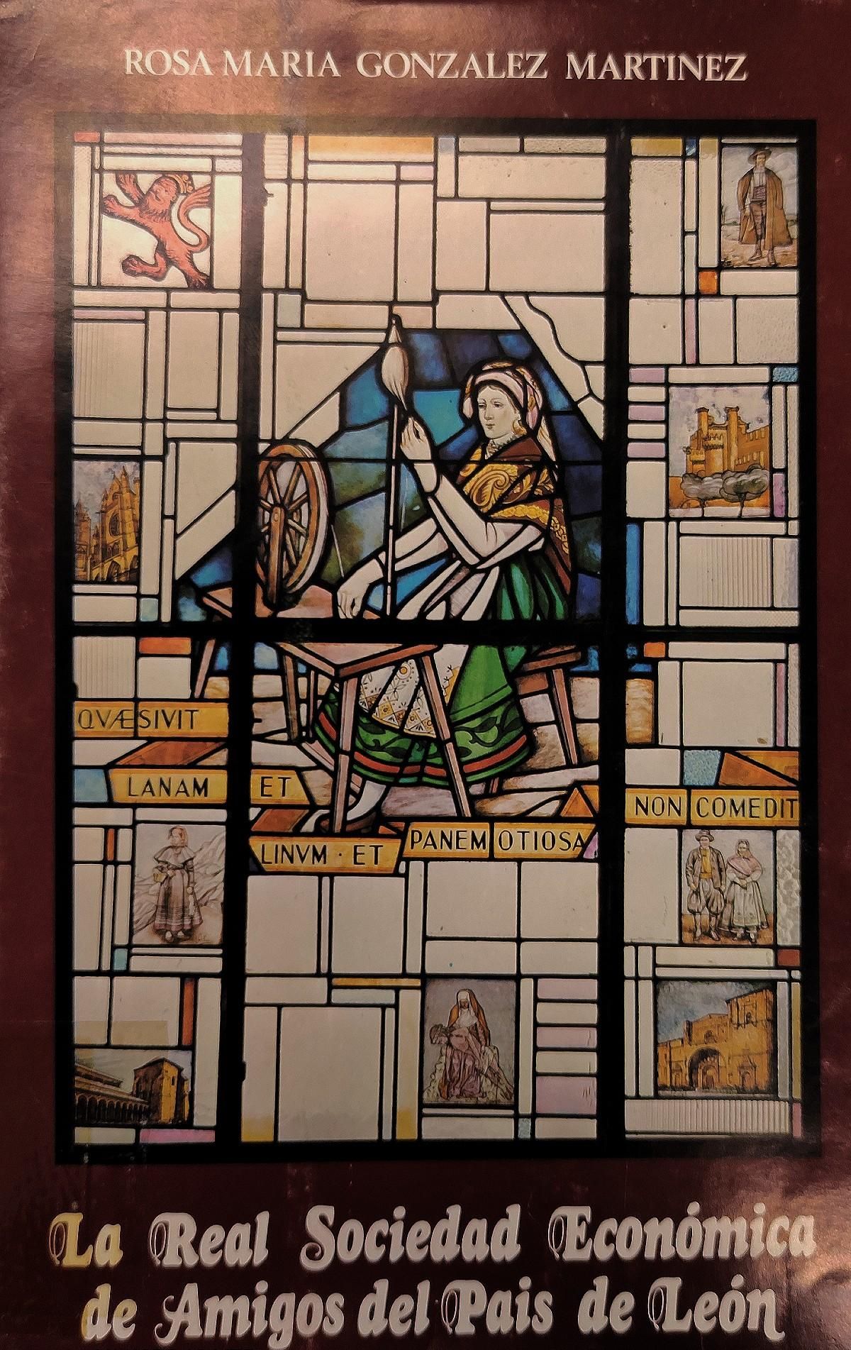 Portada del libro de la Historia de la Sociedad Económica de Amigos del País de León