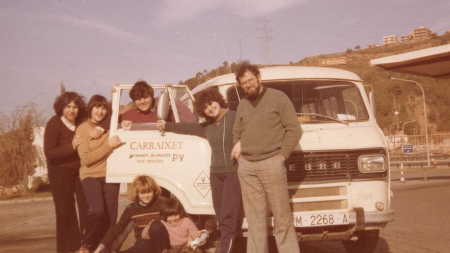 Fotografía de la furgoneta de 'Carraixet' en la que se aprecia la matrícula.