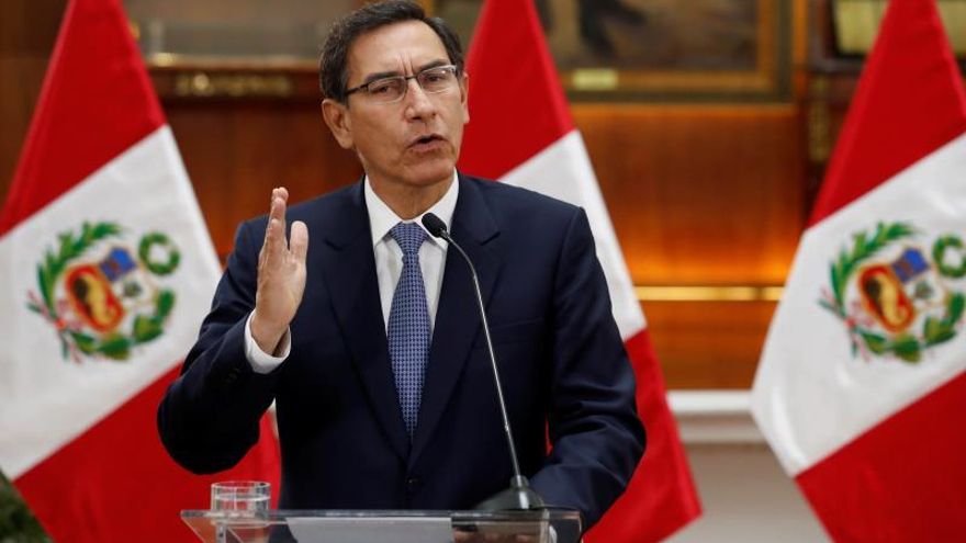 En la imagen, el presidente de Perú, Martín Vizcarra.