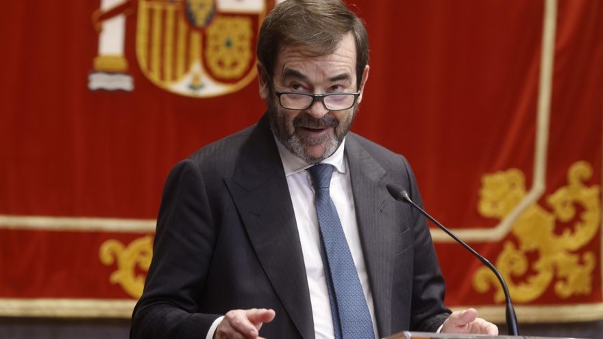 El presidente interino del Consejo General del Poder Judicial (CGPJ), Vicente Guilarte. EFE/ Aitor Martin