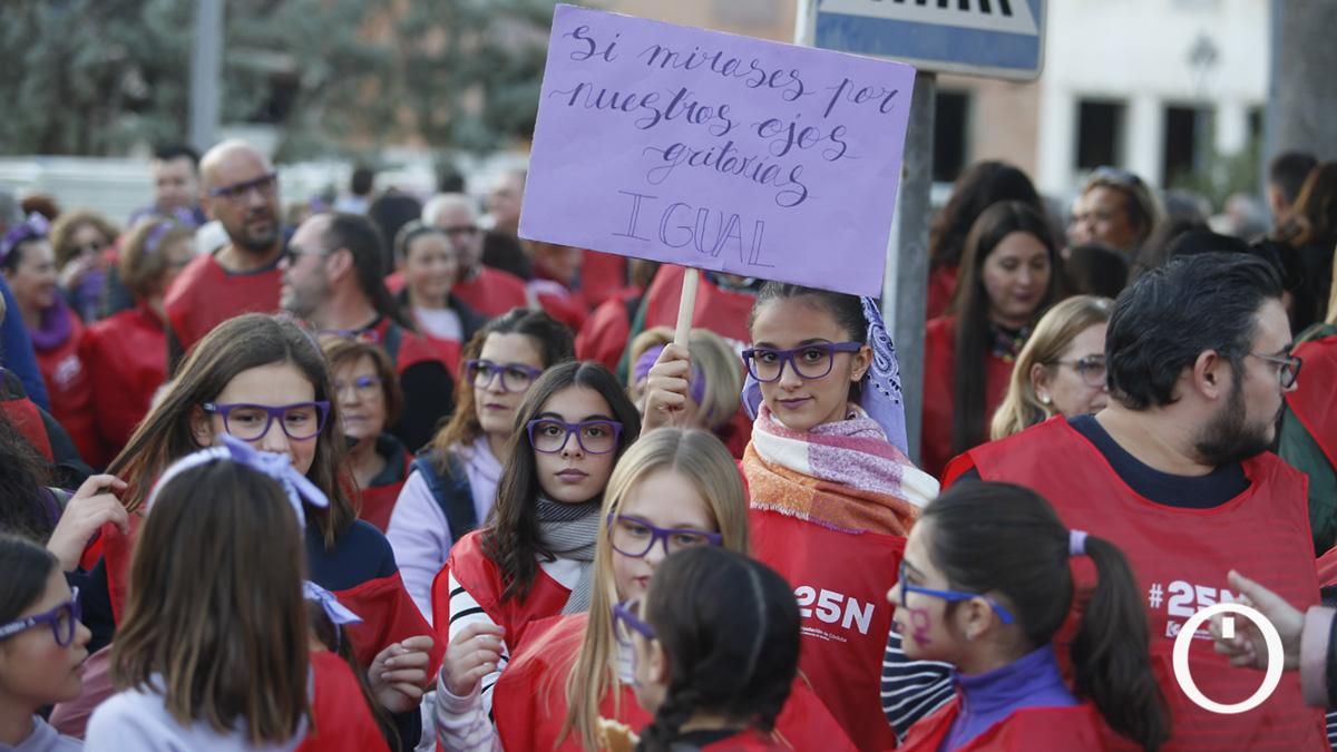 Manifestación contra la violencia machista 25N
