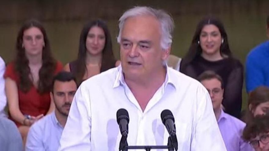 González Pons en el mitin de cierre de campaña del PP en València.