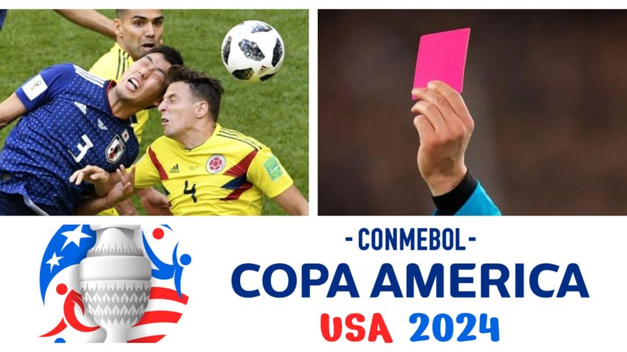 En la Copa América se utilizará por primera vez la tarjeta rosa: de qué se trata