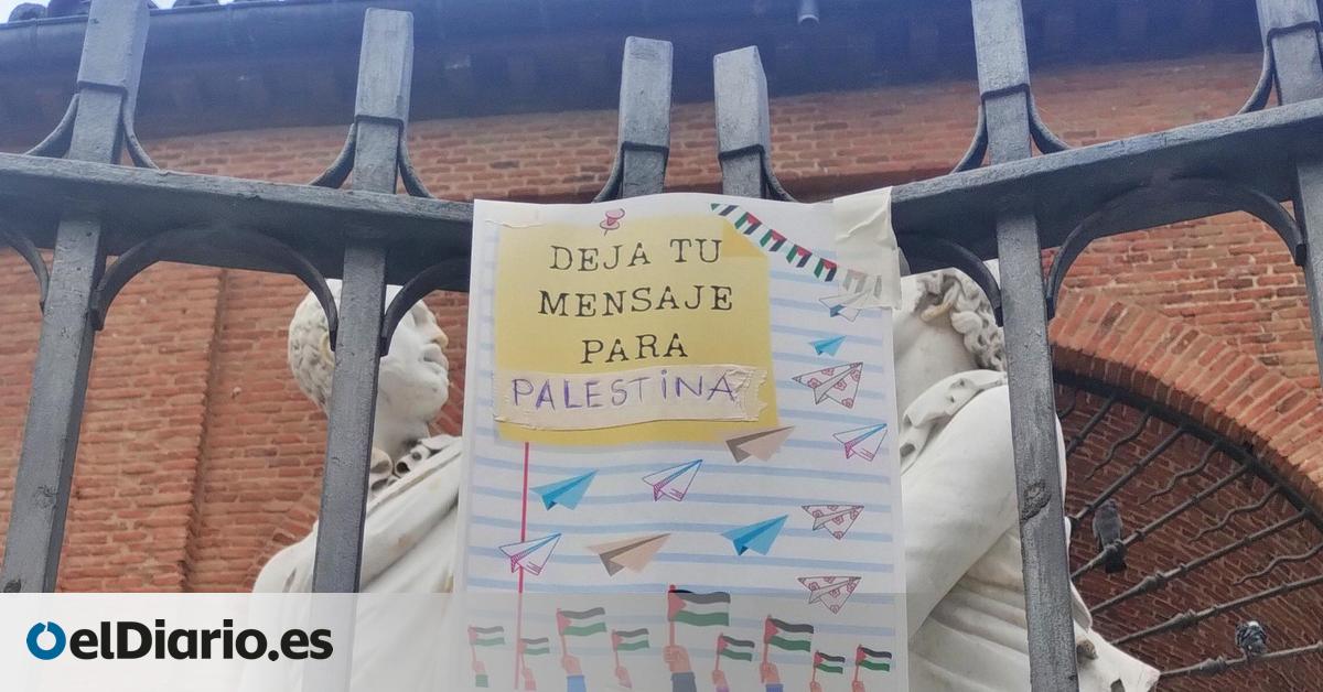 Profesores de Madrid que apoyan a Gaza y desafían los vetos: “Llenamos todo el colegio de sandías”