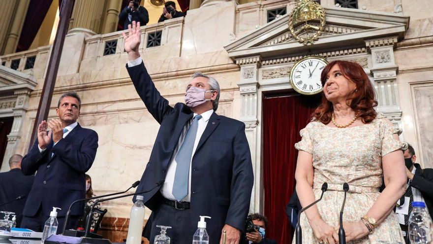 En su discurso más duro, Alberto Fernández apuntó a la Justicia y anunció que quiere llevar a Macri a los Tribunales