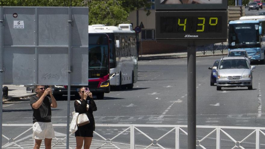 Almadén registró el domingo la sexta temperatura más alta de España con 43 grados