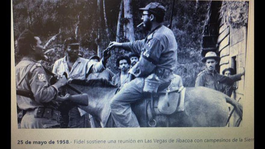 Fidel Castro, en una imagen a caballo