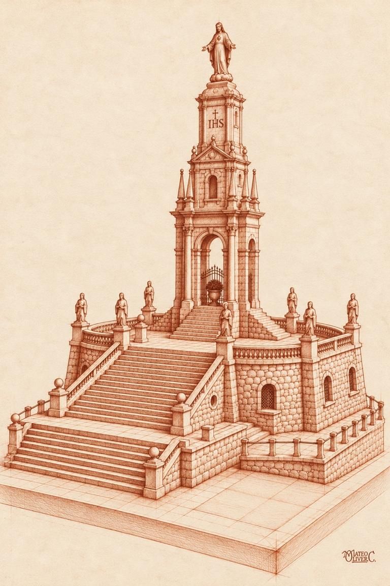 Maqueta de Mateu Oliver Capó