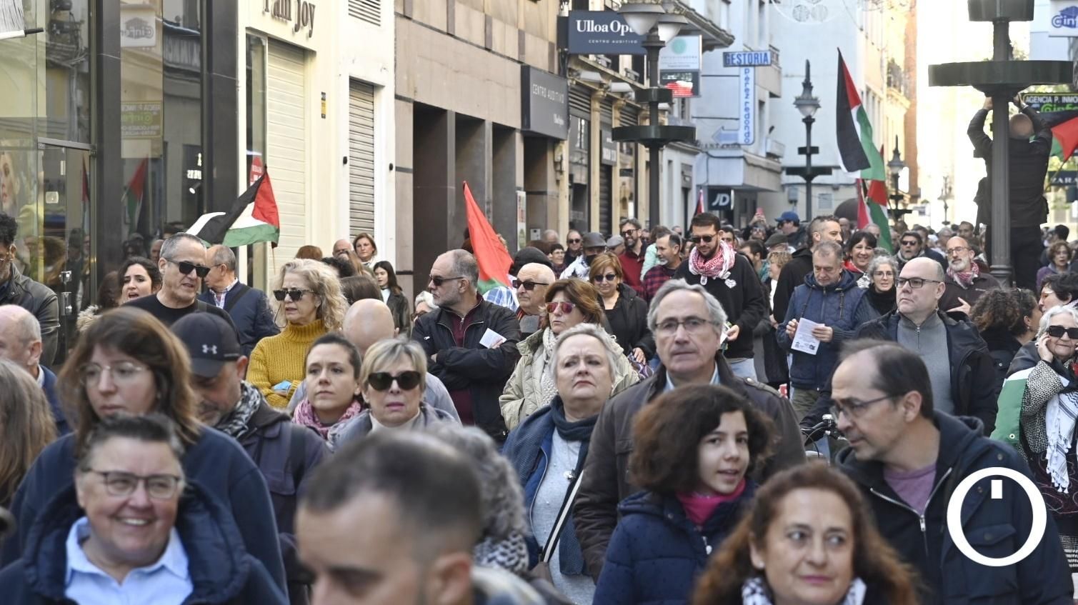 Manifestación por el pueblo Palestino.