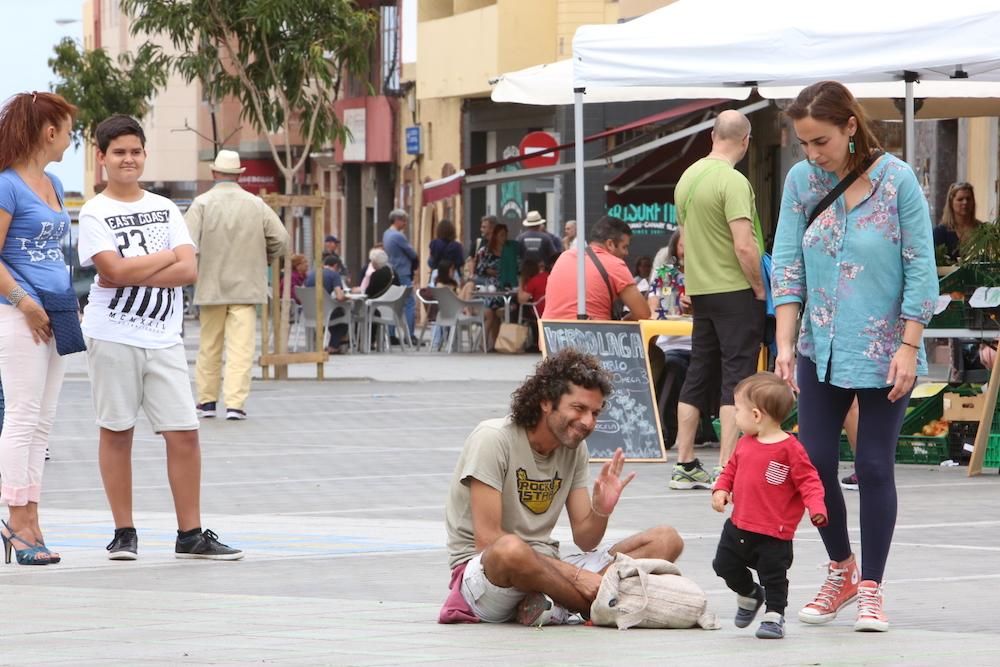 Arte y participación en la Plaza del Pilar. (Alejandro Ramos).
