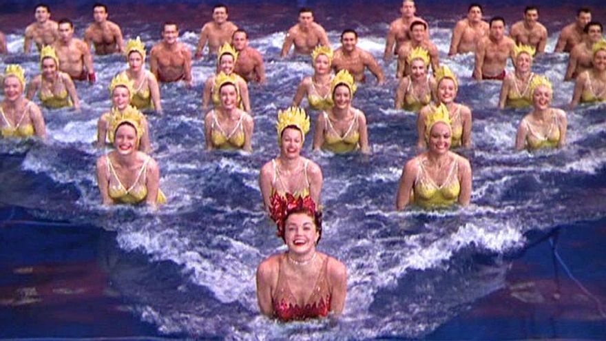Esther Williams, en una escena de 'Escuela de sirenas'