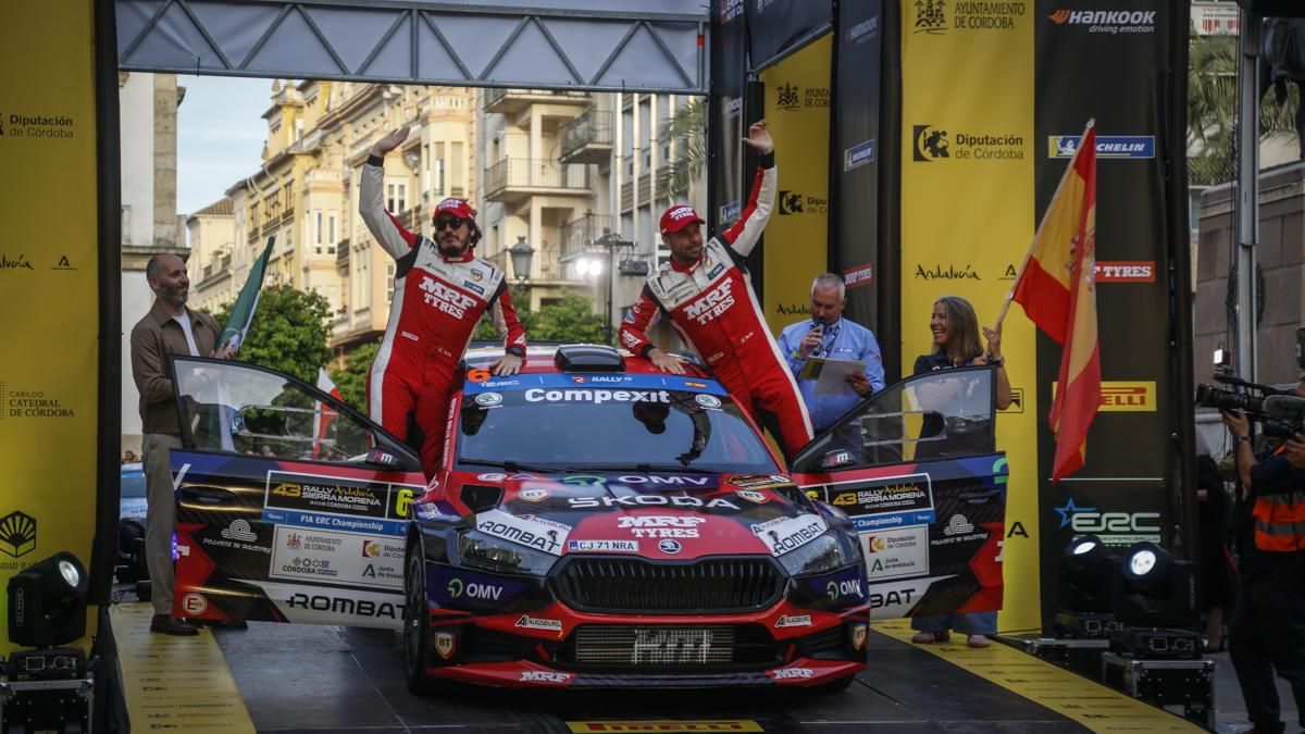 Ceremonia de salida del Rally Sierra Morena 2026