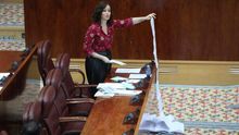 Diaz Ayuso en la Asamblea de Madrid.EP.