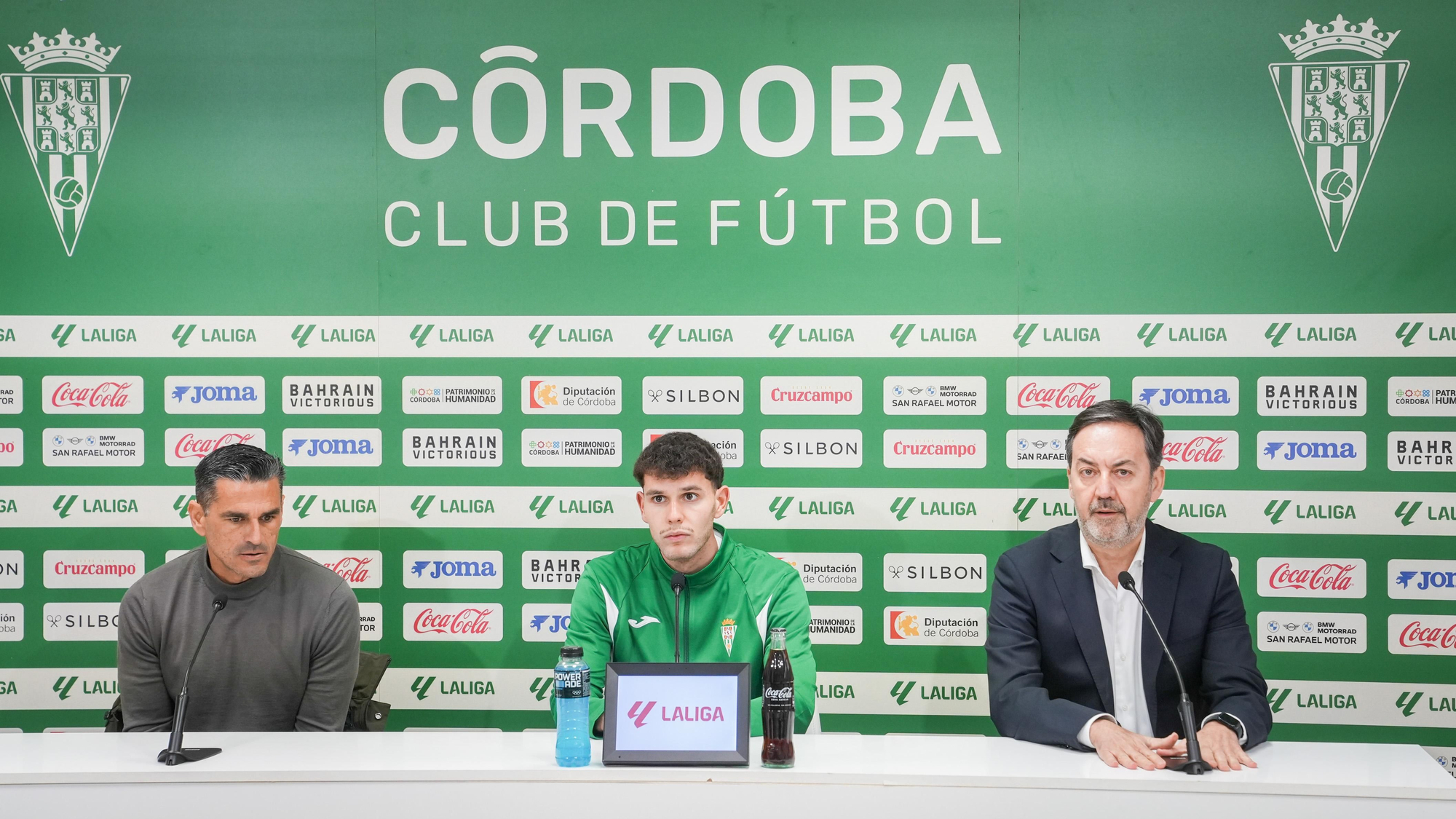 Presentación de Trulli como nuevo jugador del Córdoba CF