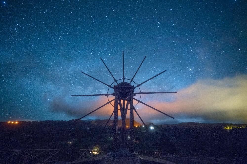 Antiguo molino de viento.
