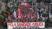 El conflicto sanitario de Vigo se le enquista a Feijóo en la calle