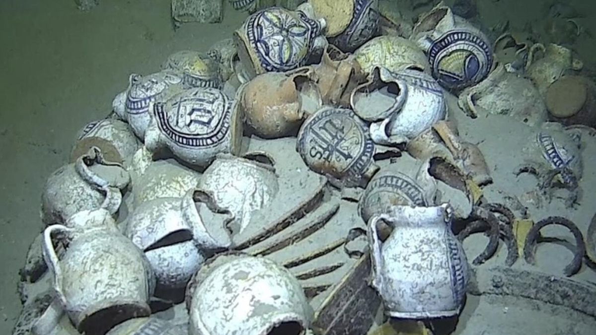 Del siglo XVI y hundido a 2.500 metros bajo el mar, es el barco hallado a mayor profundidad en aguas francesas