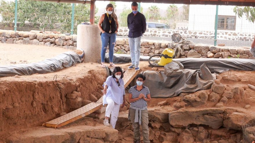 Grandes estructuras en piedra junto a la Cueva de Villaverde confirman la existencia de un gran asentamiento aborigen en Fuerteventura