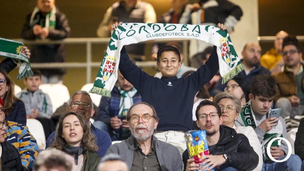 Grada Blanquiverde del Córdoba CF - Real Murcia
