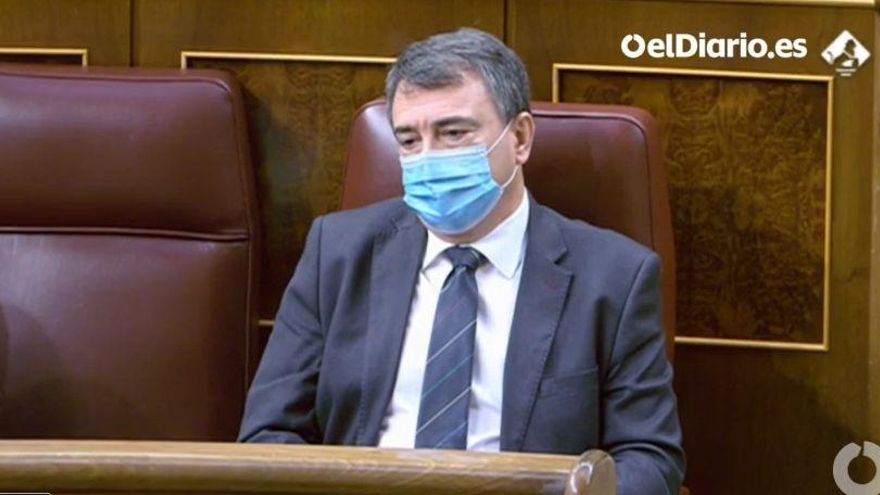 Aitor Esteban, en el Congreso