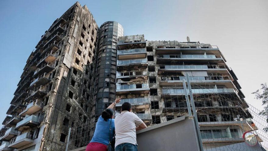 Medio año del incendio de Campanar, con el reto de reconstruir el edificio cuanto antes