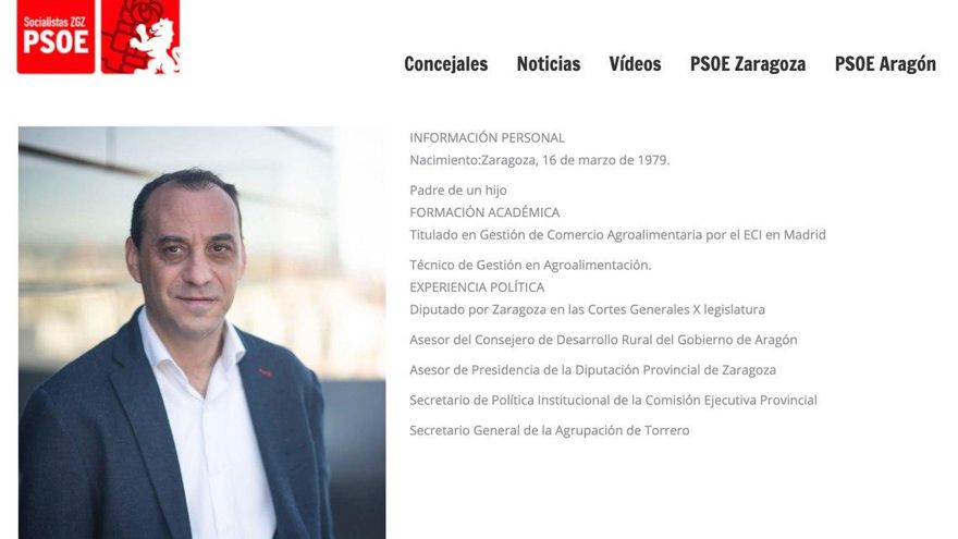 Detenido por violencia de género Ignacio Magaña, concejal del PSOE en el Ayuntamiento de Zaragoza