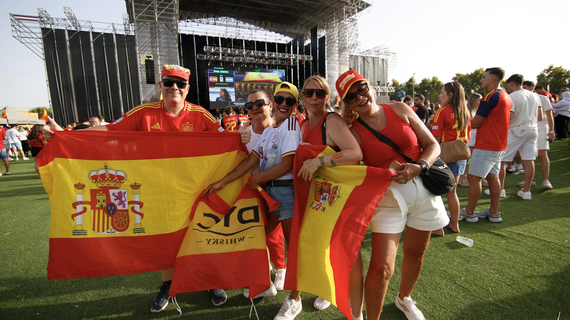 Afición de la selección española en el Córdoba Live