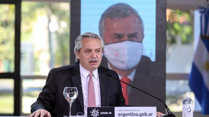 El presidente de Argentina, Alberto Fernández