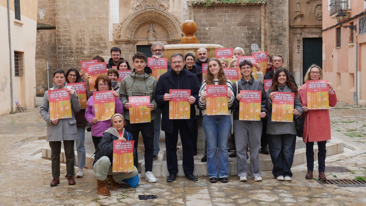 La manifestación de la Diada de Mallorca recorrerá Palma este martes con el foco en la autodeterminación y la identidad
