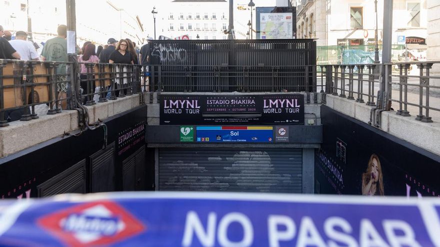 El cierre político de la estación de Sol enfada a los trabajadores del Metro, que exigen transparencia y respeto