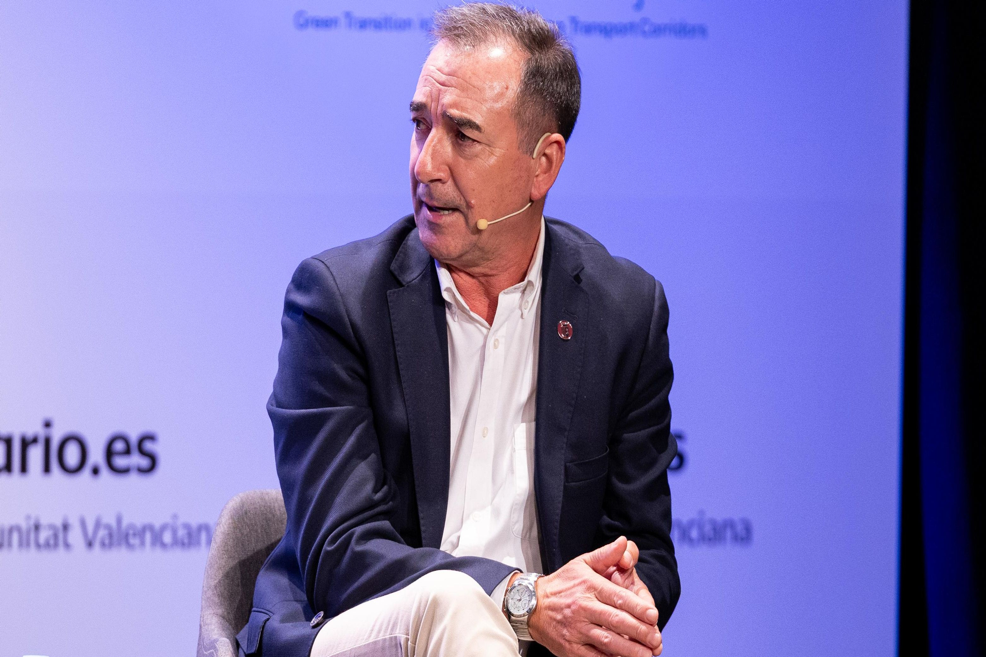 El alcalde de Riba-roja del Túria, Robert Raga, en el II Foro Municipalista Corredor Mediterráneo.